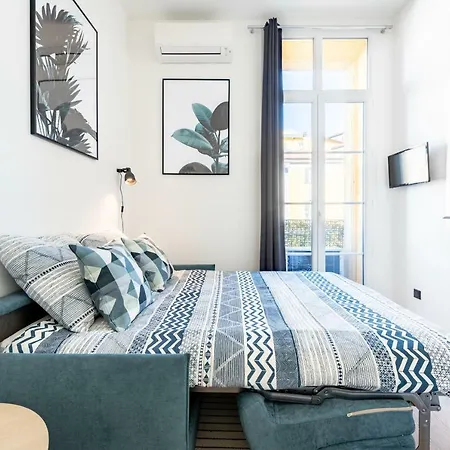 1 Neuve - Studio Moderne Avec Vue - Place Garibaldi 아파트